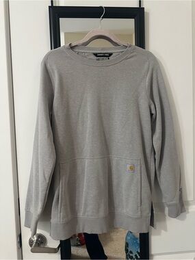 Carhartt Crewneck Sweatshirt in Light Gray